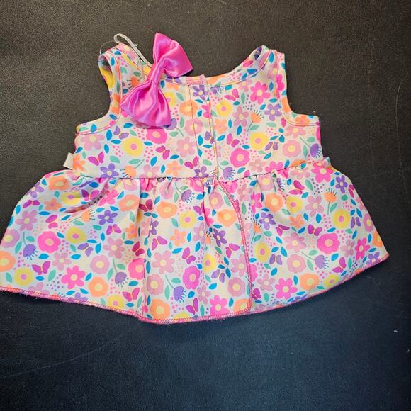 Build a bear fancy floral dress with bow Easter spring pink - Picture 4 of 6